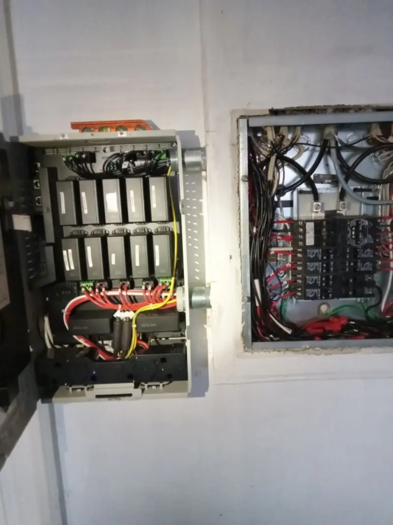 Electrical panel upgrade completed for Electrical Inspection in Owasso